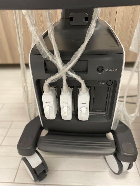 Használt Samsung HS50 ultrahang készülék fejcsatlakozói Használt Samsung HS50 ultrahang készülék fejcsatlakozói